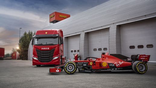 IVECO levert twee S-Ways aan de Scuderia Ferrari